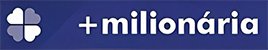 Logo do jogo + Milionária com símbolo de trevo de quatro folhas